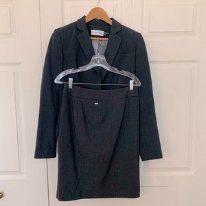 Calvin Klein suit jacket blazer and skirt set